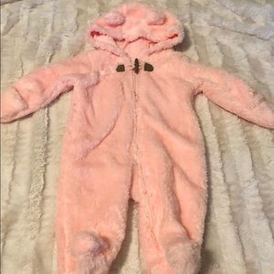 Pink Bear Snowsuit